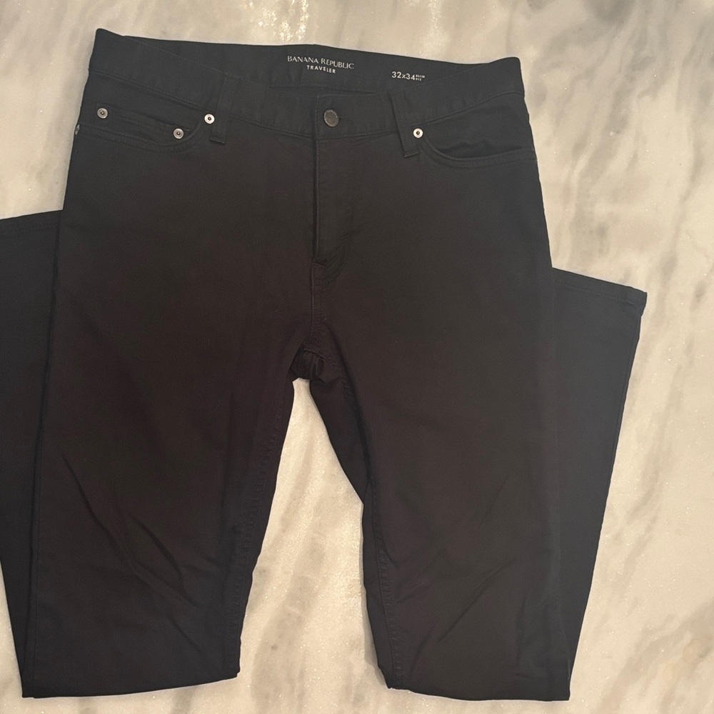 Banana Republic Men's Black Slim Jeans